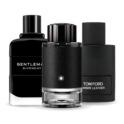 Set de 3 Perfumes | Tom Ford Ombre Leather, Givenchy Gentleman, Montblanc Explorer 100 ml